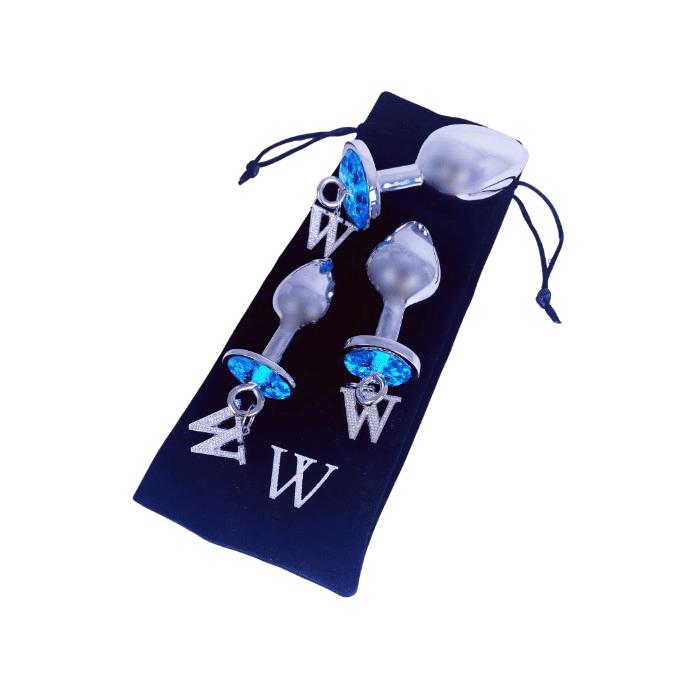 Opis – 3 piece luxury gem butt plug & anal training kit - DelightsDownSouth
