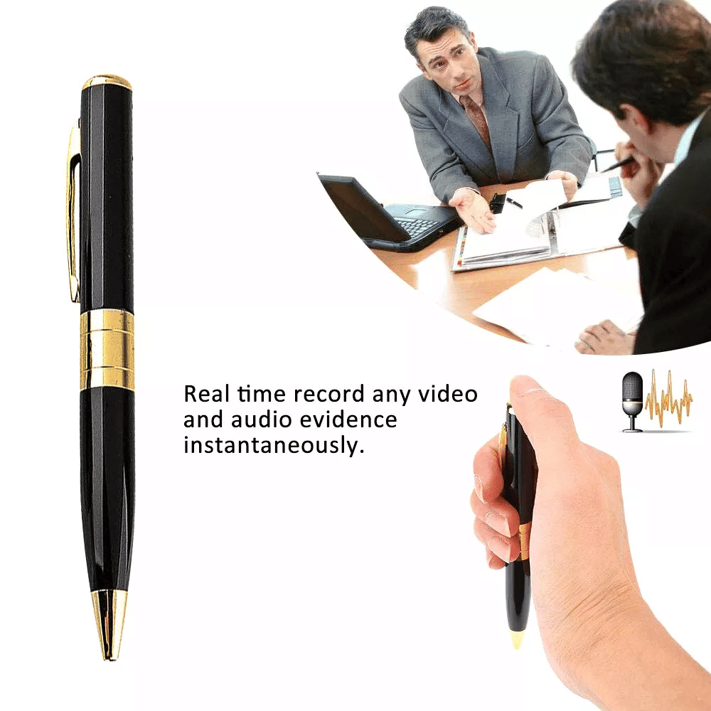 Pen Camera Cam Mini Hidden Pocket Audio Video Recorder DVR Security 1080P HD USA - DelightsDownSouth