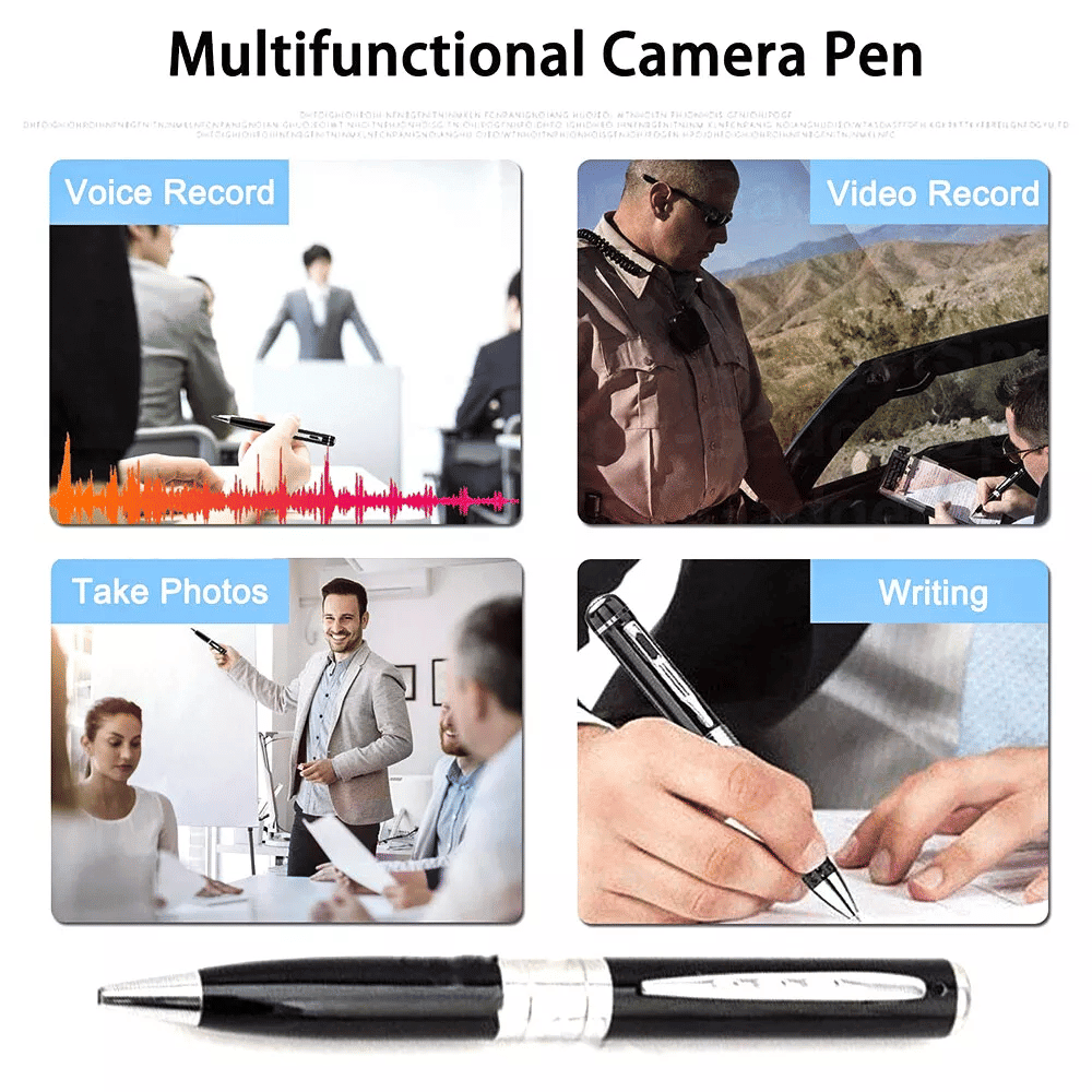 Pen Camera Cam Mini Hidden Pocket Audio Video Recorder DVR Security 1080P HD USA - DelightsDownSouth