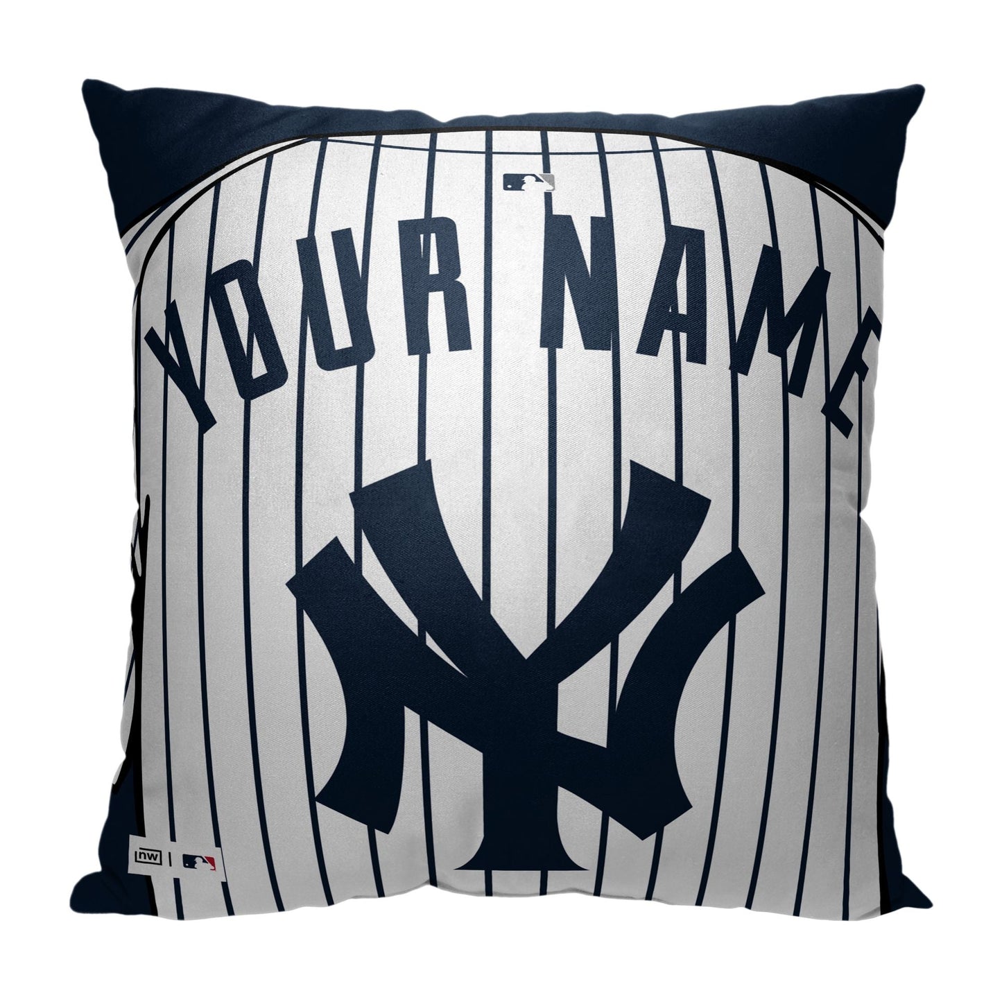 [Personalization Only] OFFICIAL MLB Jersey Personalized Pillow - New York Yankees - DelightsDownSouth