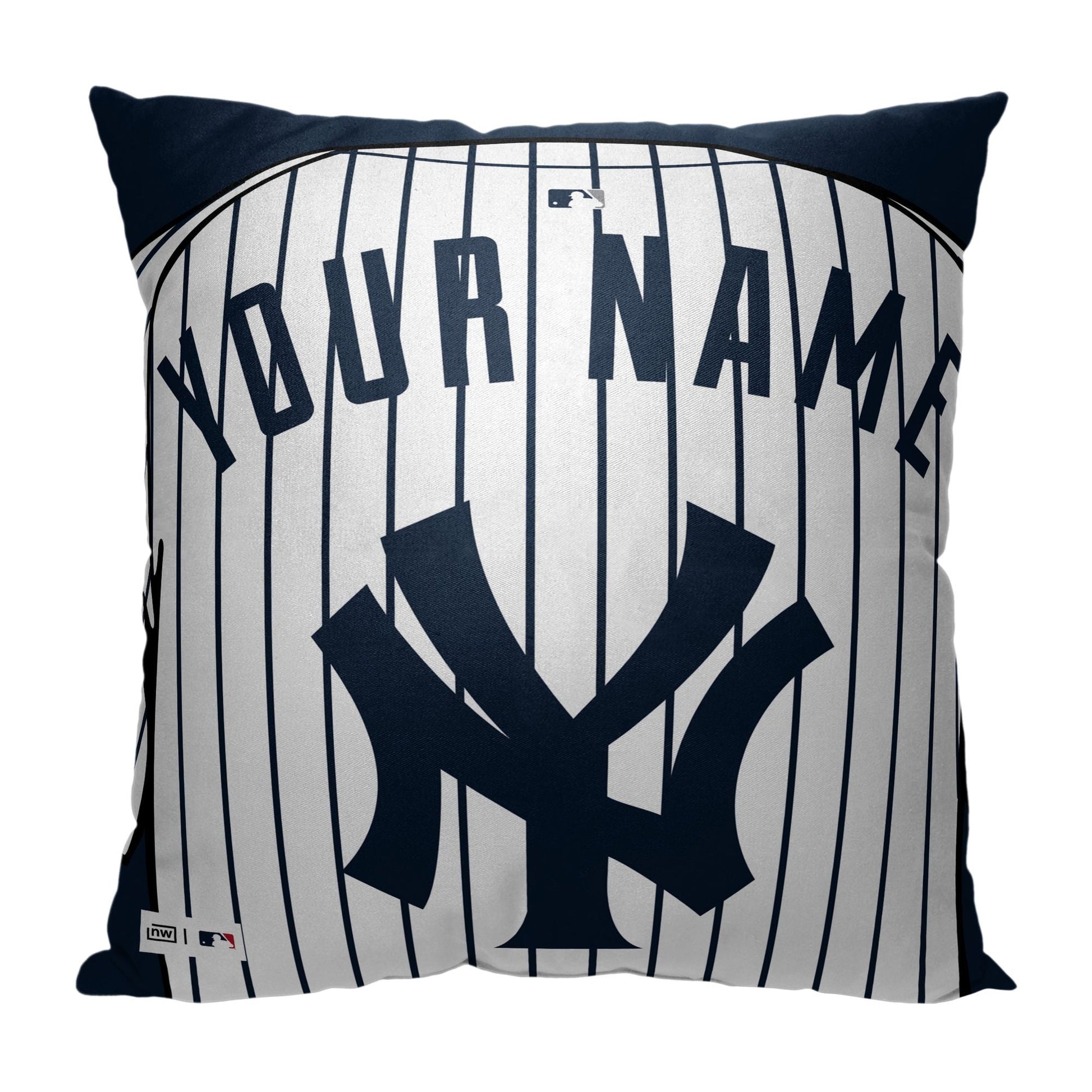 [Personalization Only] OFFICIAL MLB Jersey Personalized Pillow - New York Yankees - DelightsDownSouth