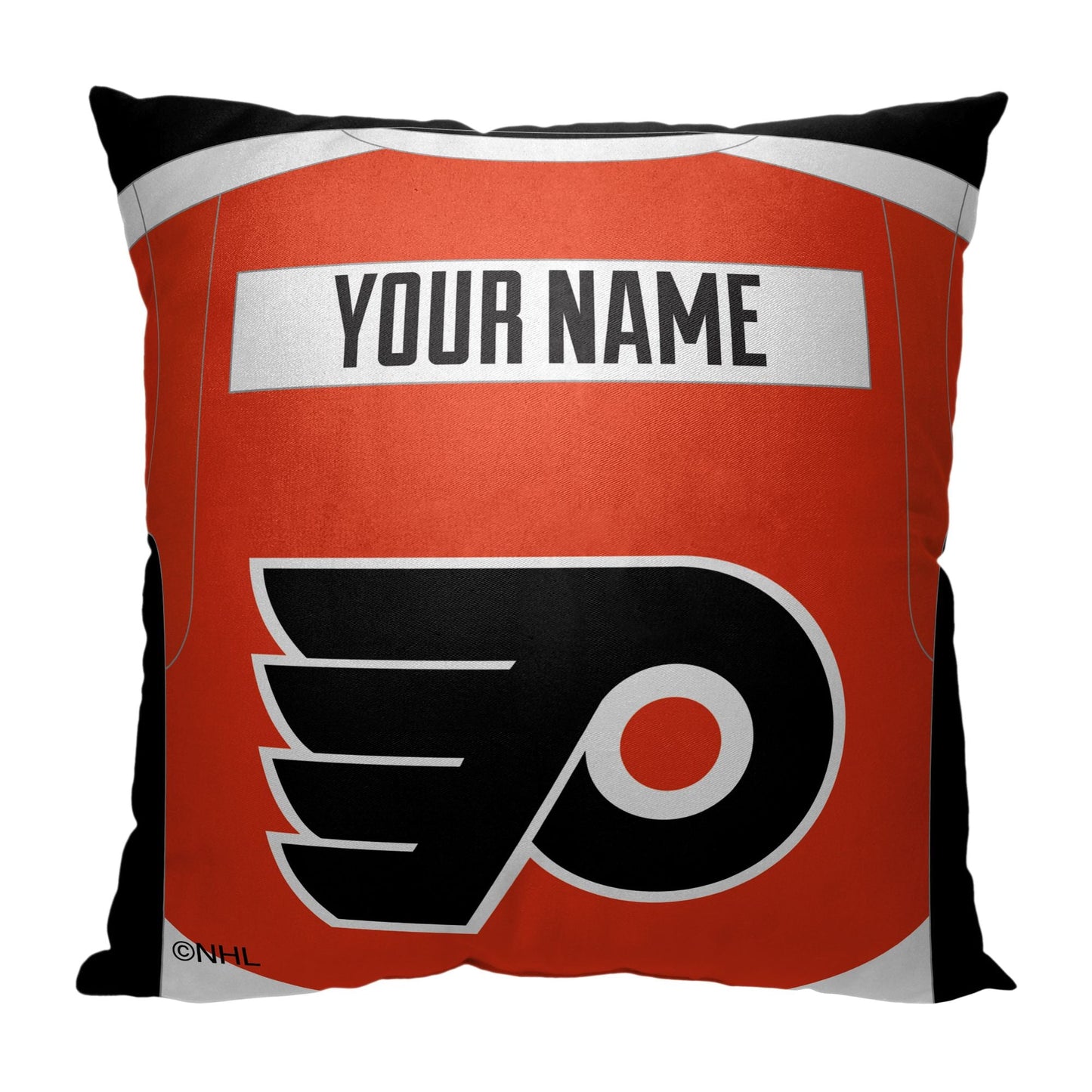 [Personalization Only] OFFICIAL NHL Jersey Personalized Pillow - Flyers - DelightsDownSouth