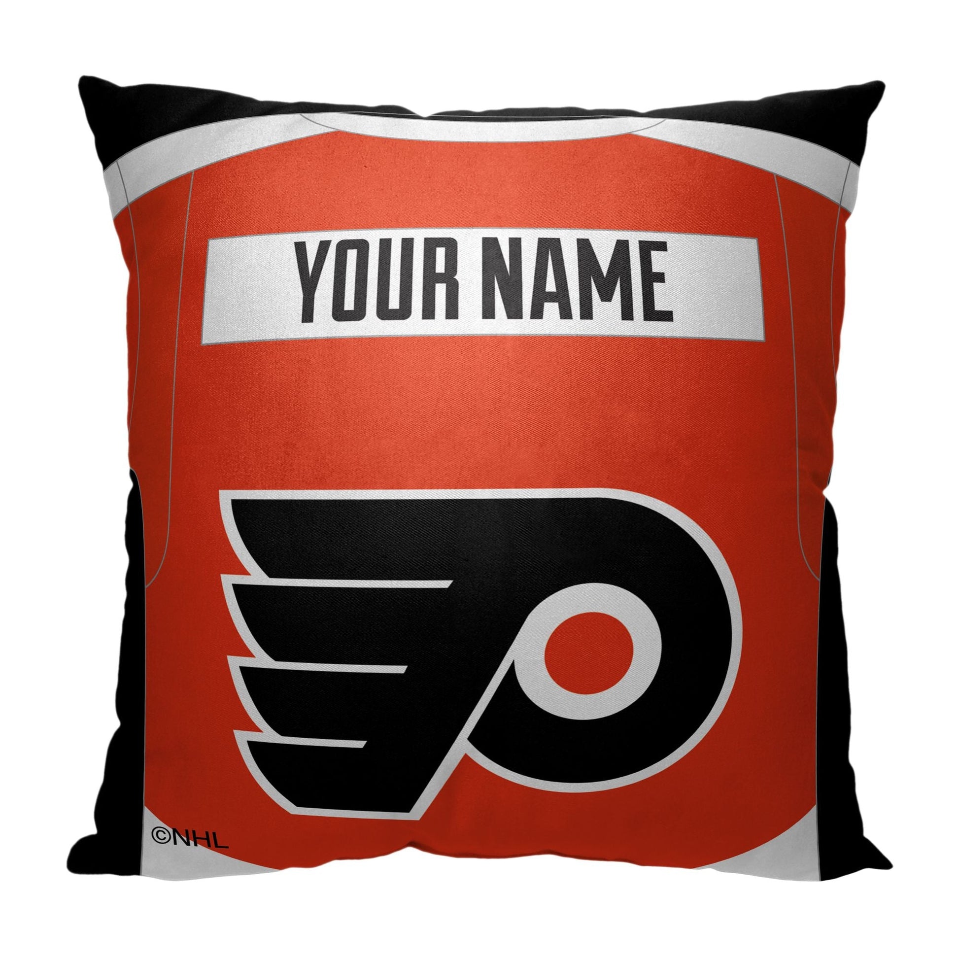 [Personalization Only] OFFICIAL NHL Jersey Personalized Pillow - Flyers - DelightsDownSouth