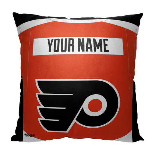 [Personalization Only] OFFICIAL NHL Jersey Personalized Pillow - Flyers - DelightsDownSouth