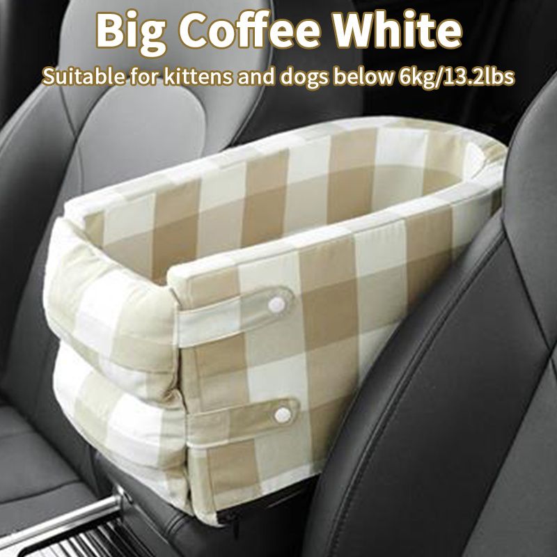 Pet Car Seat For Small Dog & Cat; Cat Safety Seat Anti - dirty Cushion Dog Cage; universal For All Models - DelightsDownSouth