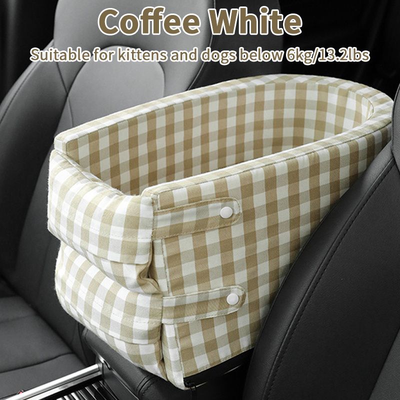 Pet Car Seat For Small Dog & Cat; Cat Safety Seat Anti - dirty Cushion Dog Cage; universal For All Models - DelightsDownSouth