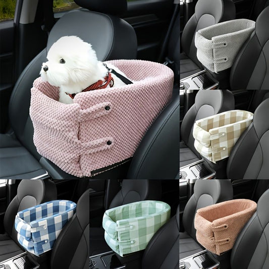 Pet Car Seat For Small Dog & Cat; Cat Safety Seat Anti - dirty Cushion Dog Cage; universal For All Models - DelightsDownSouth