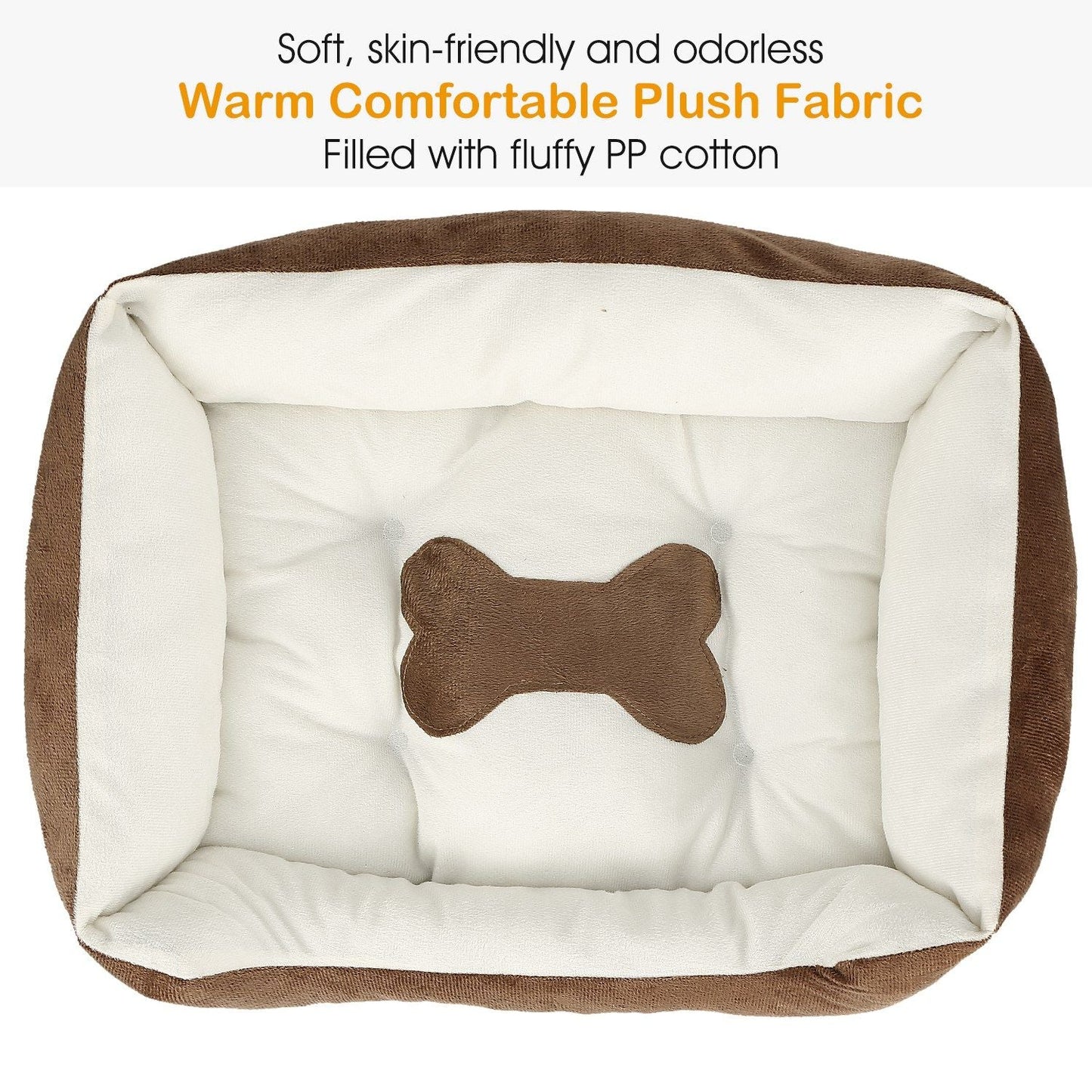 Pet Dog Bed Soft Warm Fleece Puppy Cat Bed Dog Cozy Nest Sofa Bed Cushion Mat XXL Size - DelightsDownSouth