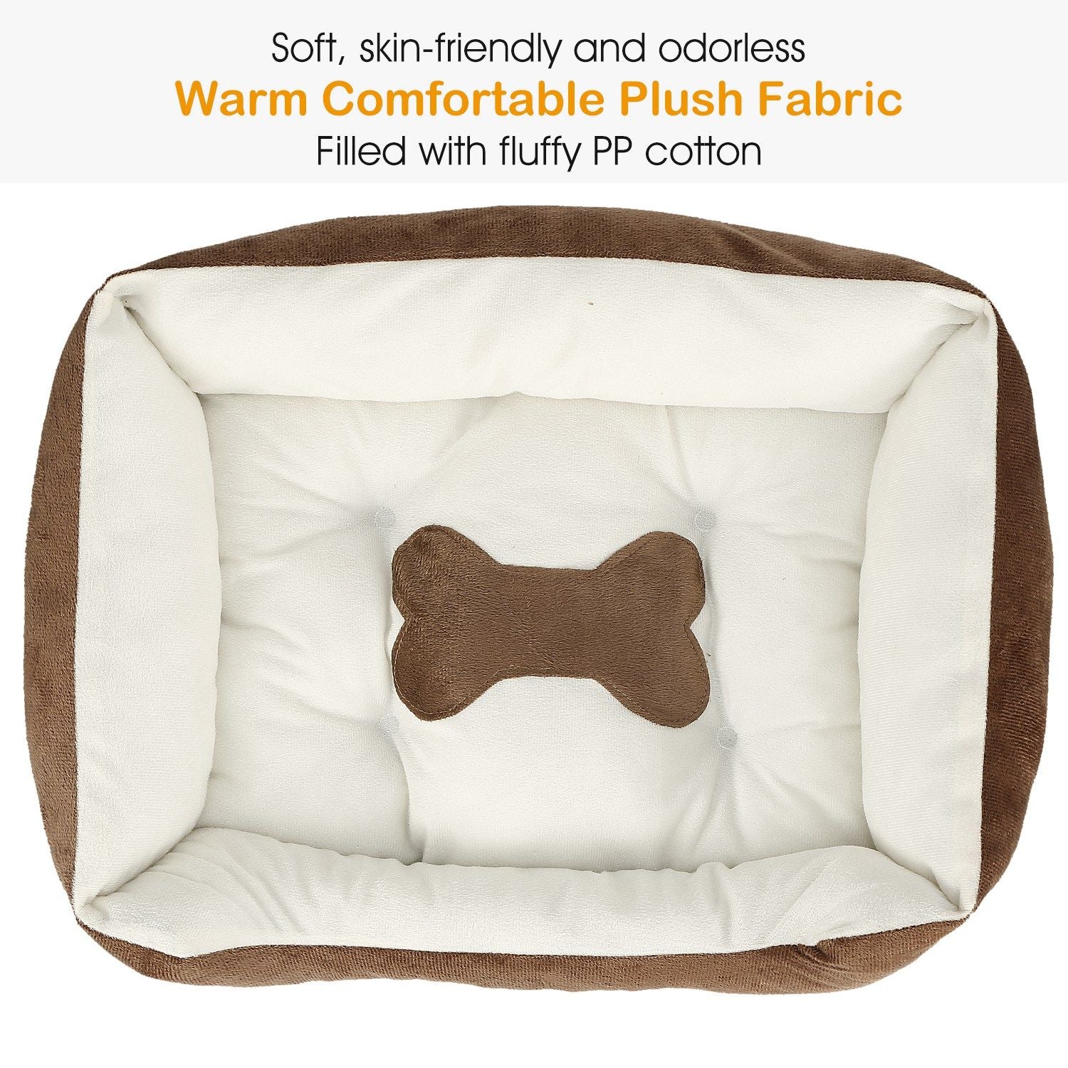 Pet Dog Bed Soft Warm Fleece Puppy Cat Bed Dog Cozy Nest Sofa Bed Cushion Mat XXL Size - DelightsDownSouth