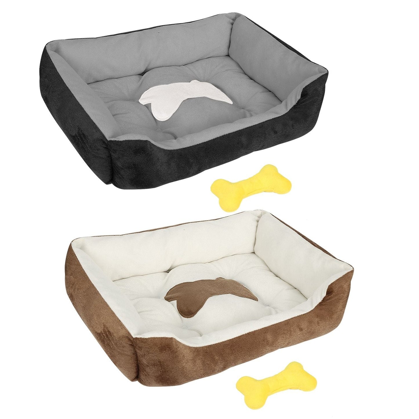 Pet Dog Bed Soft Warm Fleece Puppy Cat Bed Dog Cozy Nest Sofa Bed Cushion Mat XXL Size - DelightsDownSouth