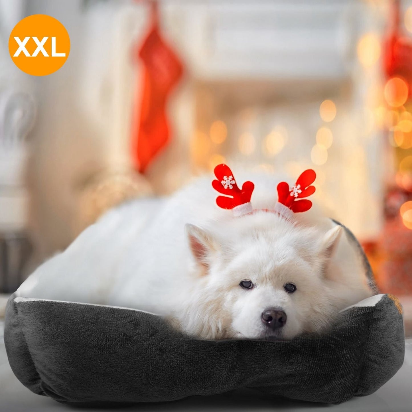 Pet Dog Bed Soft Warm Fleece Puppy Cat Bed Dog Cozy Nest Sofa Bed Cushion Mat XXL Size - DelightsDownSouth