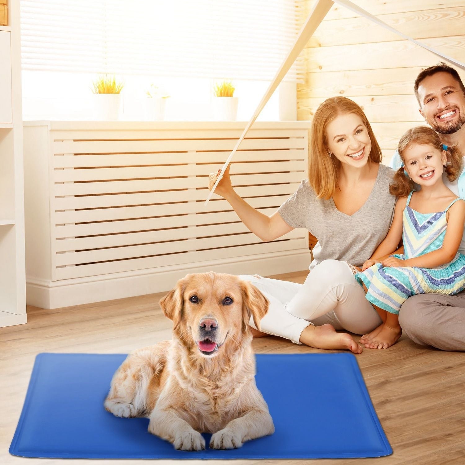 Pet Dog Cooling Mat Pressure Activated Gel Self Cooling Mat Pad Pet Cooling Bed Mats Portable Pet Cooling Blanket XL Size - DelightsDownSouth