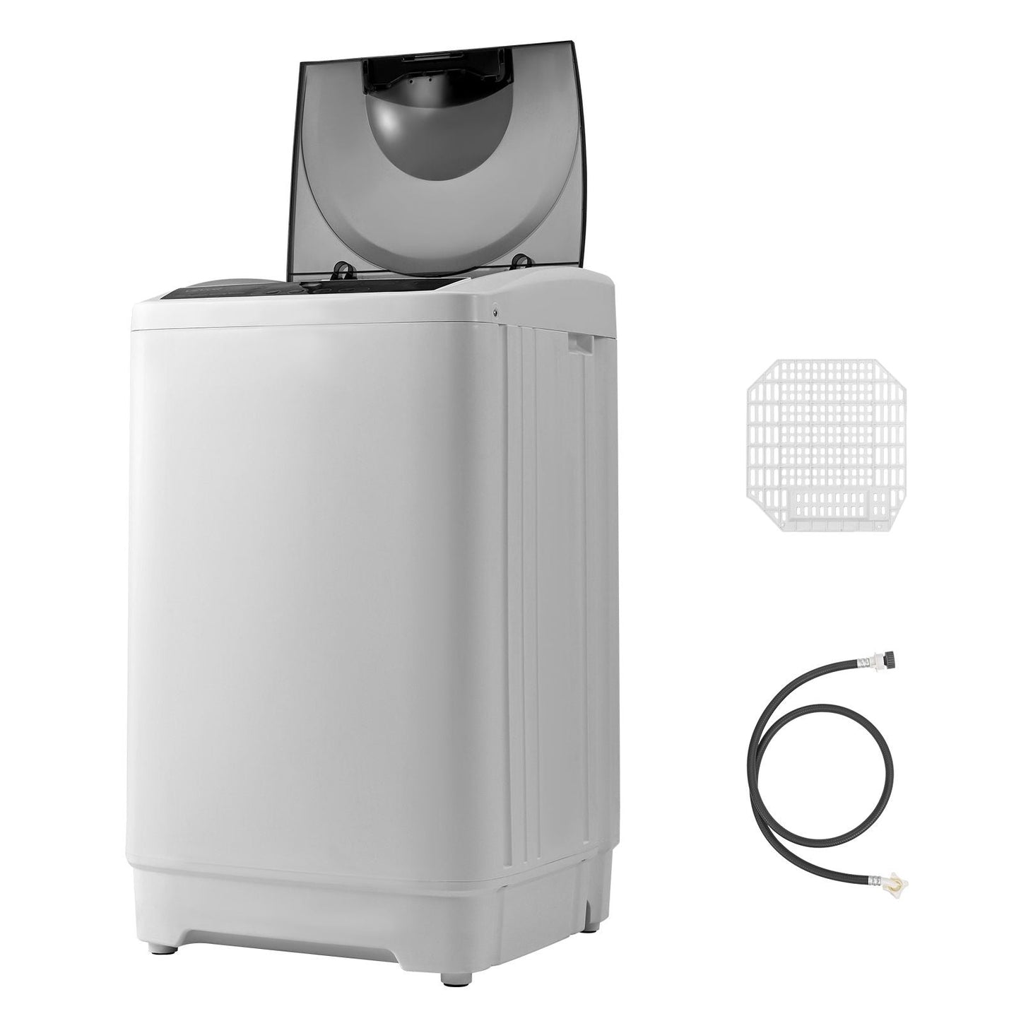 Portable Washing Machine, Portable Washer 1.3 cu.ft with LED Display, Stainless Steel Drum, 8 Wash Programs & 6 Adjustable Water Levels, Portable Washer Machine for Apartments, RVs, and Dorms - DelightsDownSouth