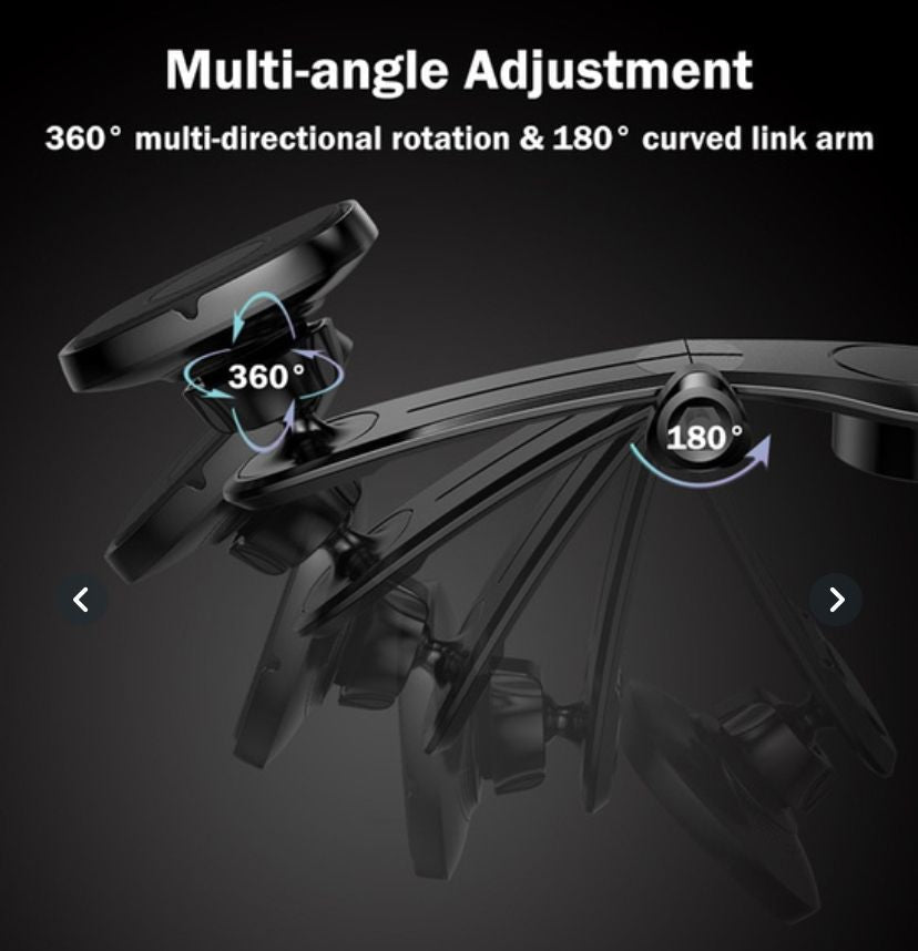 Products Magnetic Cell Phone Holder for Car Dashboard. 360 degree Mobile Phone Bracket - DelightsDownSouth