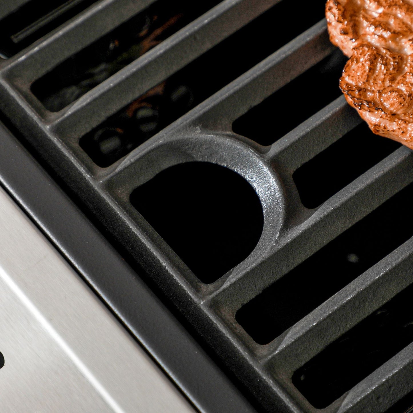 Propane Gas Grill 4+1 Burner 40000 BTU BBQ Trolley with Warming Rack Shelves Bottle Opener Thermometer - DelightsDownSouth