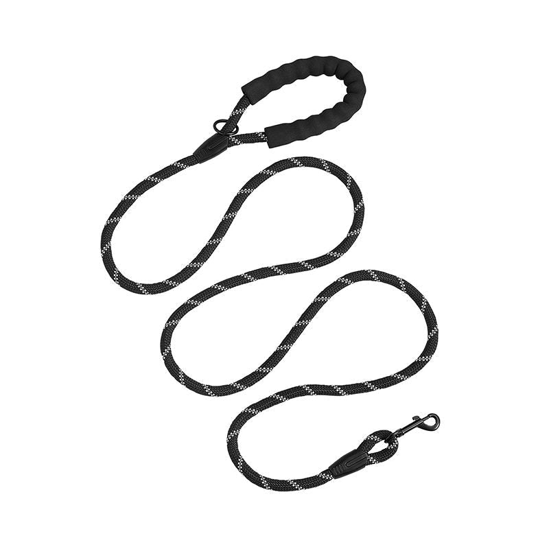 Rope Dog Leash with Padded Handle for Medium Large Dogs - DelightsDownSouth