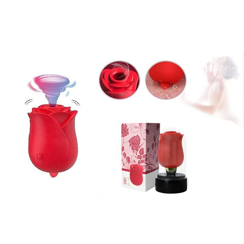 Rose Sexy toys for adults Clitoris Sucking Vibrator Gift - DelightsDownSouth