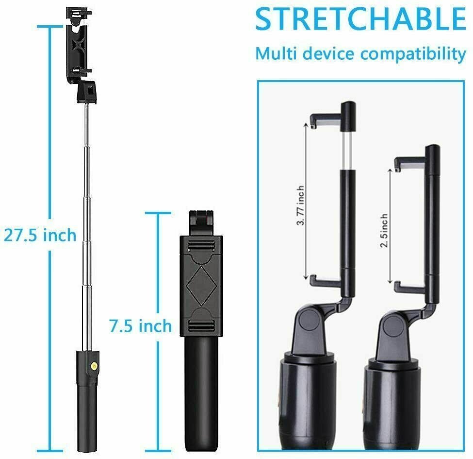 Selfie Stick Tripod Remote Desktop Stand Cell Phone Holder For iPhone Samsung US - DelightsDownSouth
