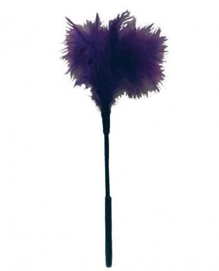 Sex &amp; Mischief Feather Tickler 7in Purple - DelightsDownSouth