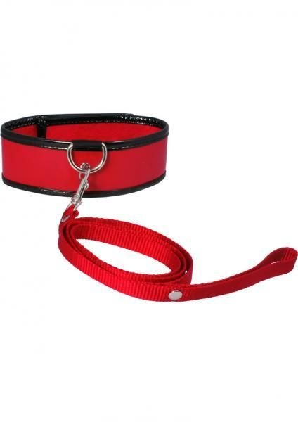Sex &amp; Mischief Red Leash and Collar - DelightsDownSouth