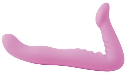 Silicone Strapless Strap On Pink - DelightsDownSouth