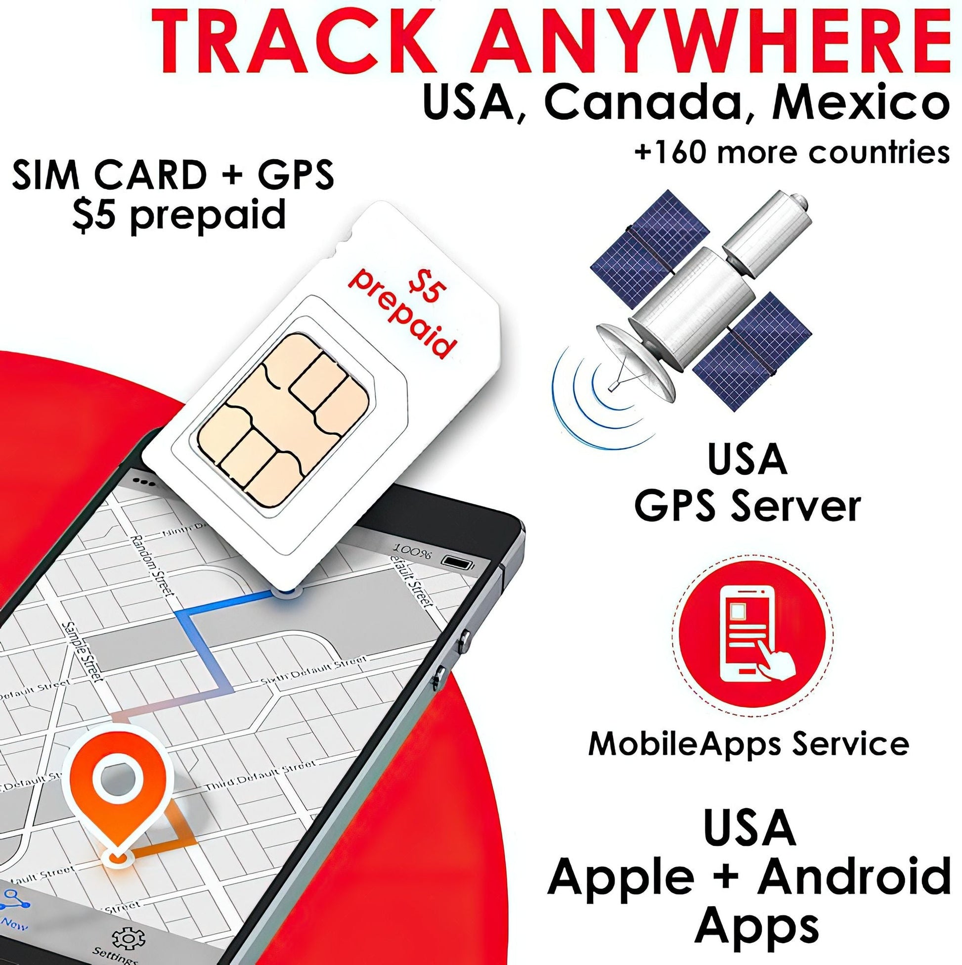 Sim card for GPS Tracker with Limitless Data & Easy Monitoring - DelightsDownSouth