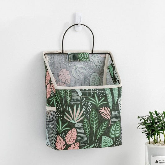 Simple Trendy Hanging Storage Bag; Double Side Pockets Organizer For Bedroom; Bathroom - DelightsDownSouth