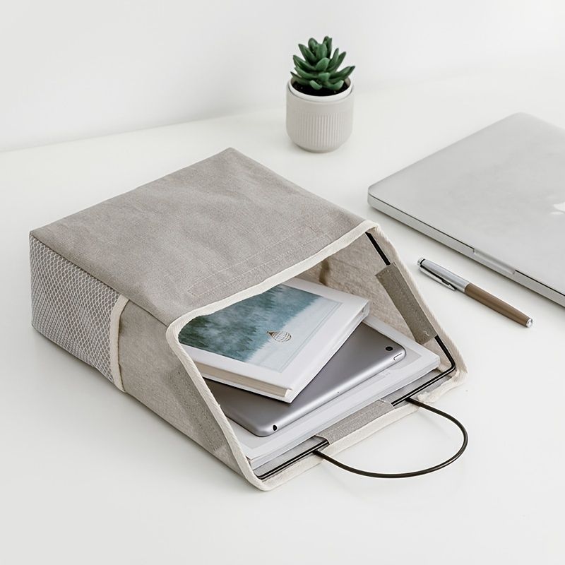 Simple Trendy Hanging Storage Bag; Double Side Pockets Organizer For Bedroom; Bathroom - DelightsDownSouth