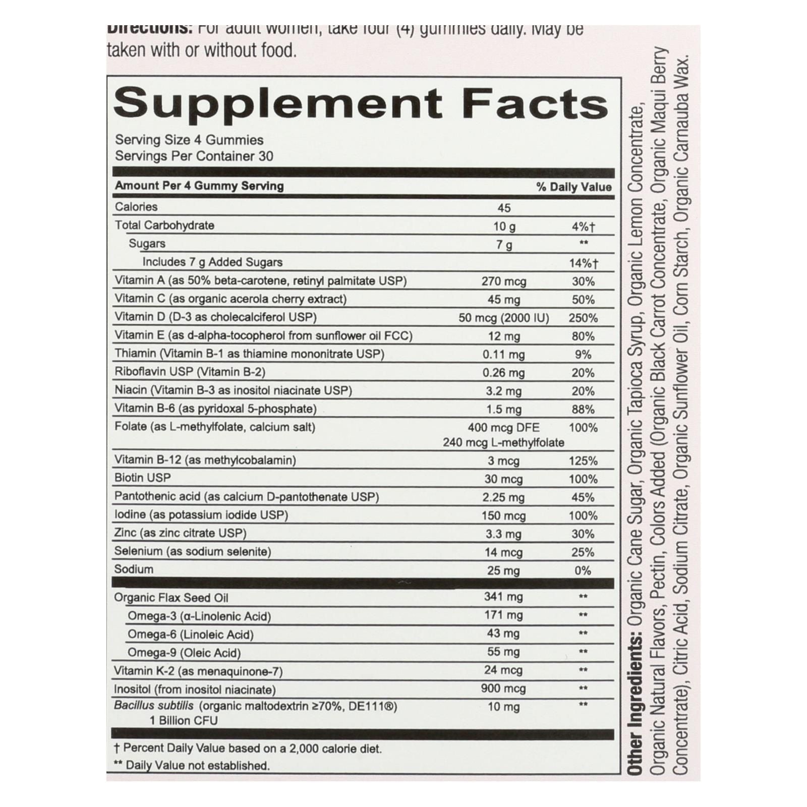Smartypants - Gummy Vitamin Women Cmplt - 1 Each - 120 Ct - DelightsDownSouth