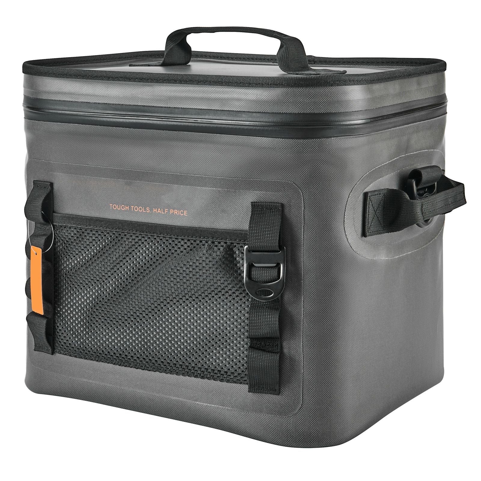 Soft Cooler Bag, 24 Cans Soft Sided Cooler Bag Leakproof with Zipper, Waterproof Soft Cooler Insulated Bag, Lightweight & Portable Collapsible Cooler for Beach, Hiking, Picnic, Camping, Travel - DelightsDownSouth