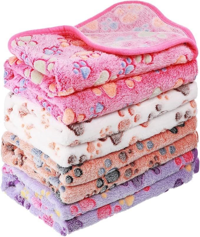 Tatuo 4 Pcs Dog Blanket for Pet Puppy Teething Toys Paw - DelightsDownSouth