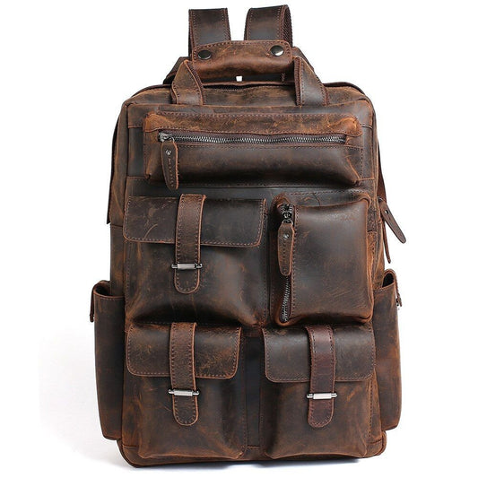 The Shelby Backpack | Handmade Genuine Leather Backpack - DelightsDownSouth