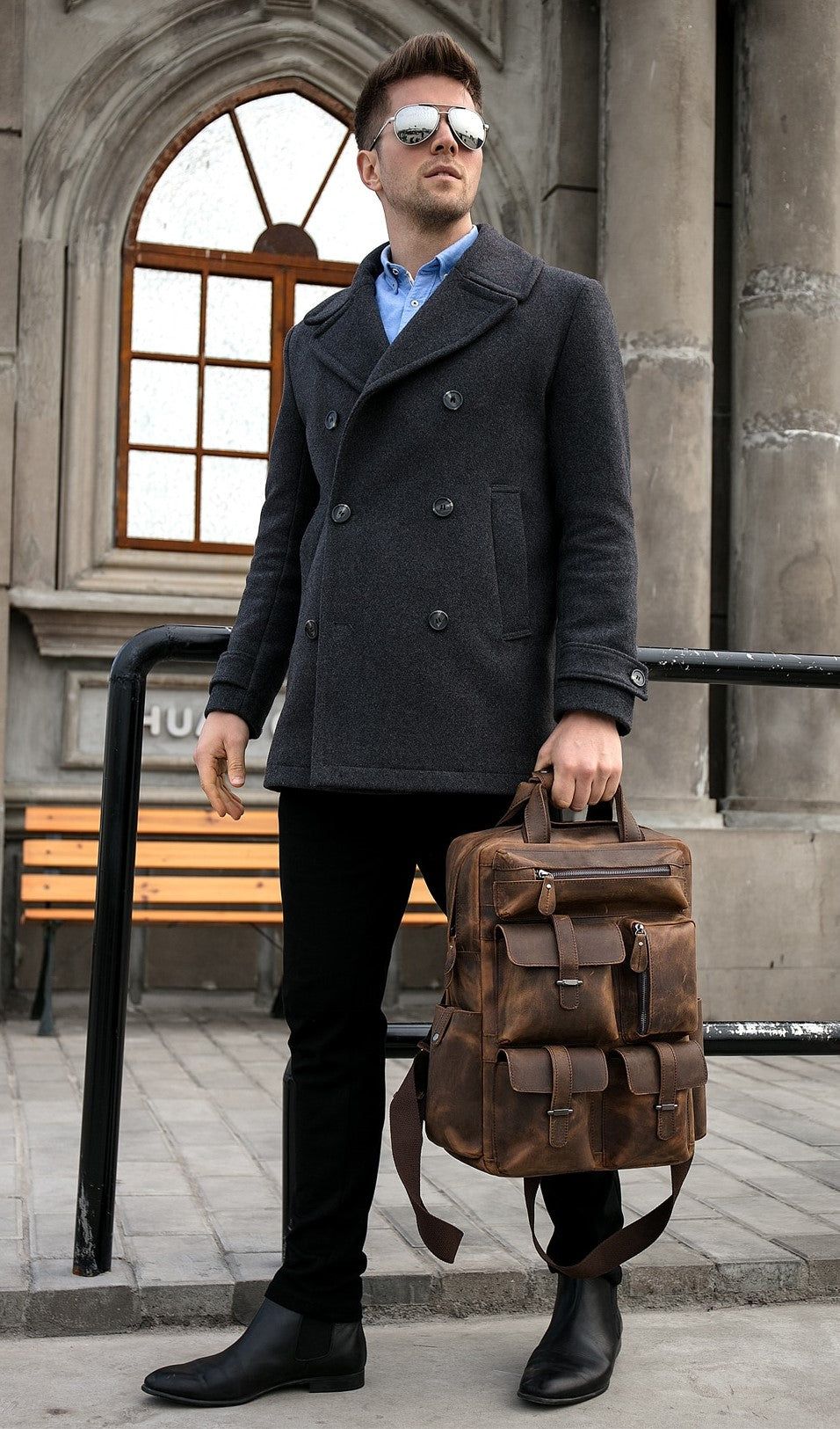 The Shelby Backpack | Handmade Genuine Leather Backpack - DelightsDownSouth