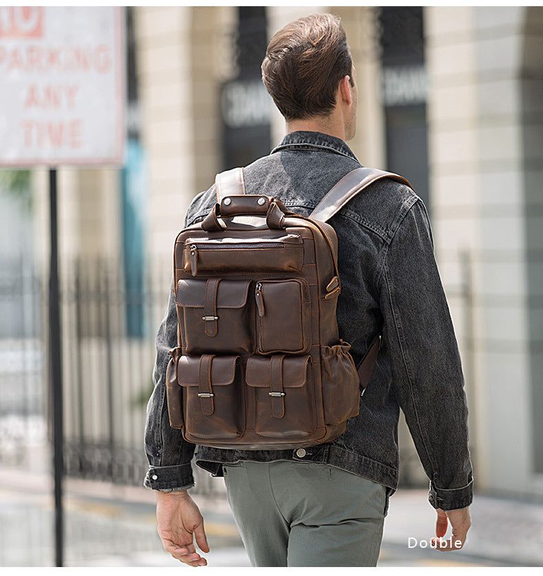 The Shelby Backpack | Handmade Genuine Leather Backpack - DelightsDownSouth