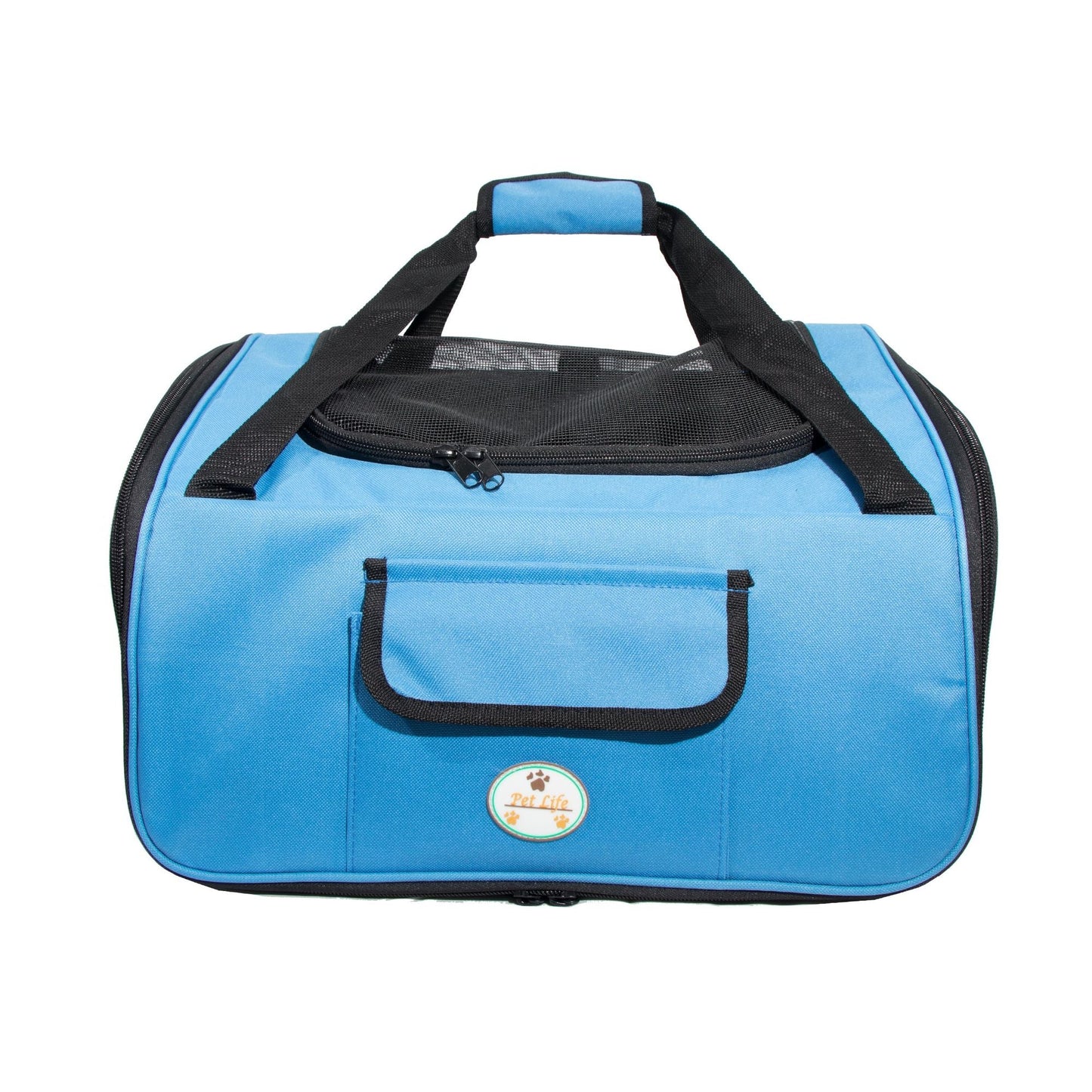 Ultra - Lock' Collapsible Safety Travel Wire Folding Pet Car Seat Carrier - DelightsDownSouth