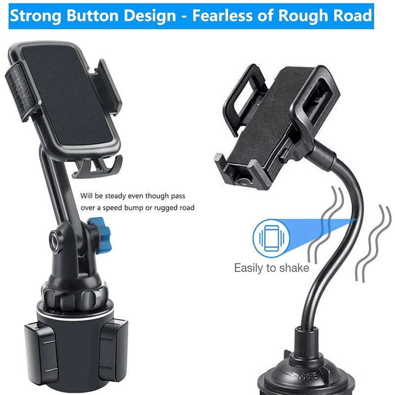Universal 360° Adjustable Car Mount Cup Stand Cradle Holder For Cell Phone USA - DelightsDownSouth
