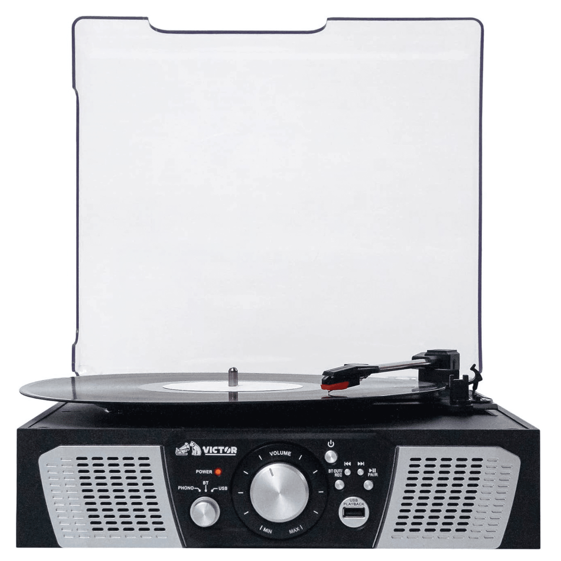 Victor Beacon Hybrid 5 - in - 1 Turntable System with Bluetooth & FM Radio - DelightsDownSouth