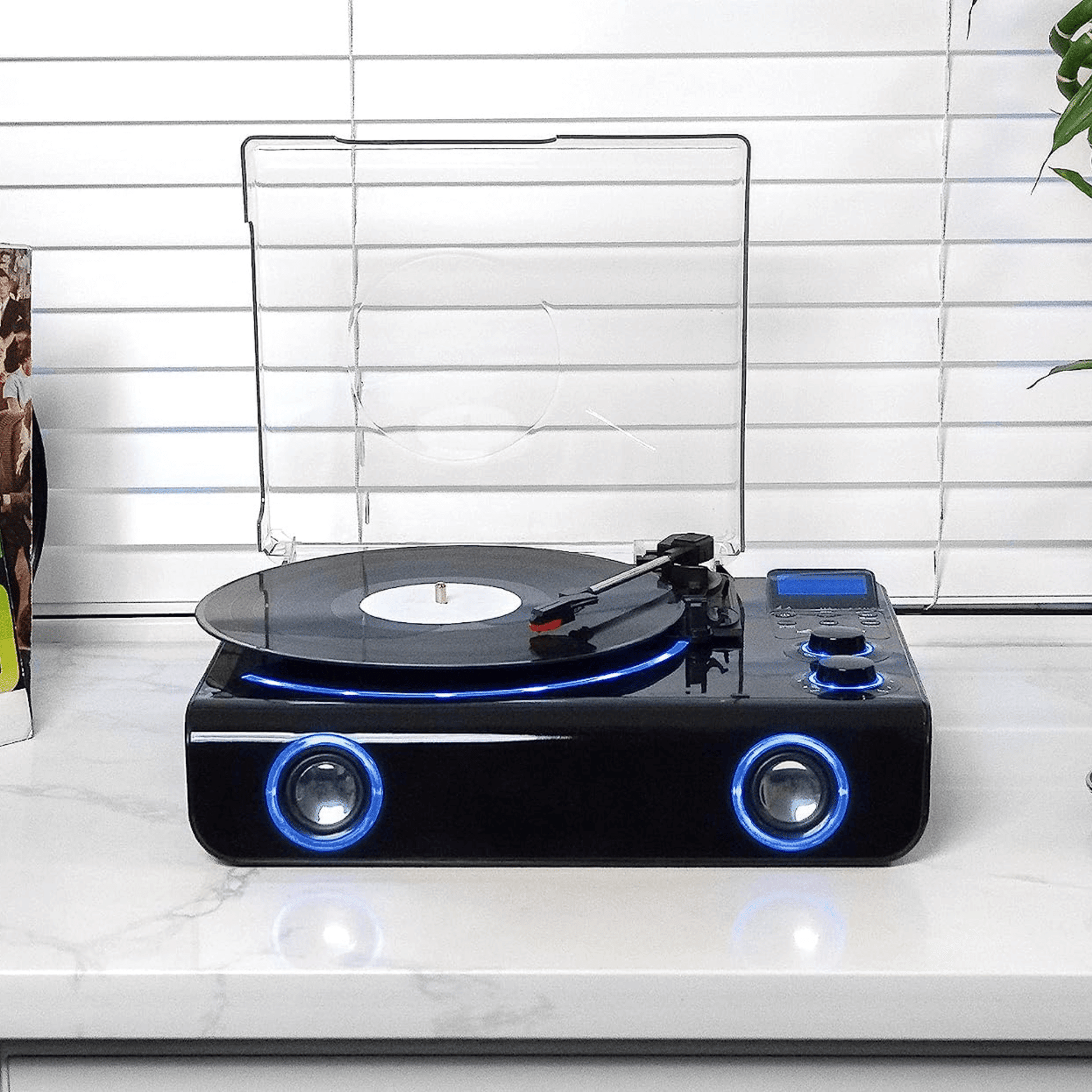 Victor Beacon Hybrid 5 - in - 1 Turntable System with Bluetooth & FM Radio - DelightsDownSouth