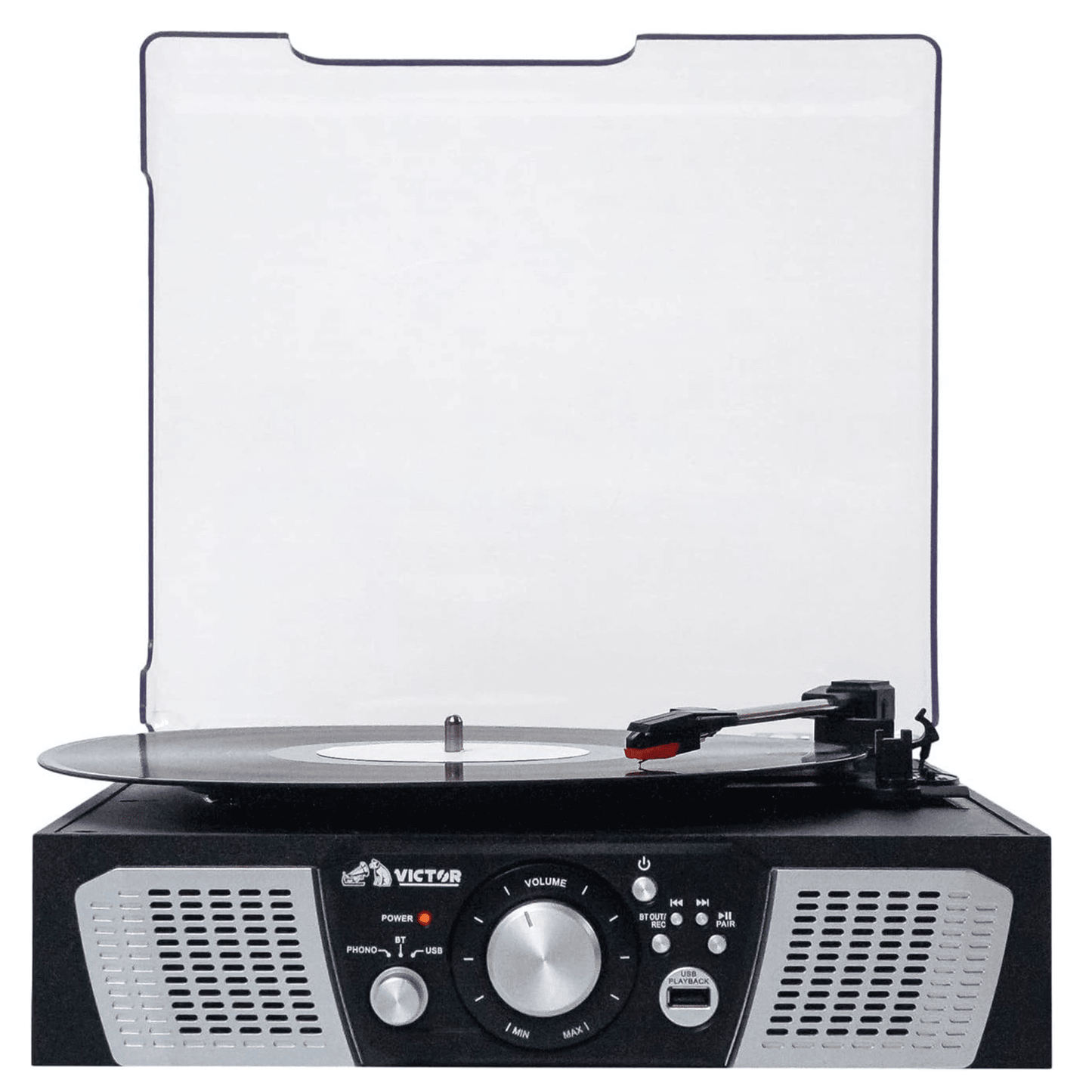 Victor Beacon Hybrid 5 - in - 1 Turntable System with Bluetooth & FM Radio - DelightsDownSouth