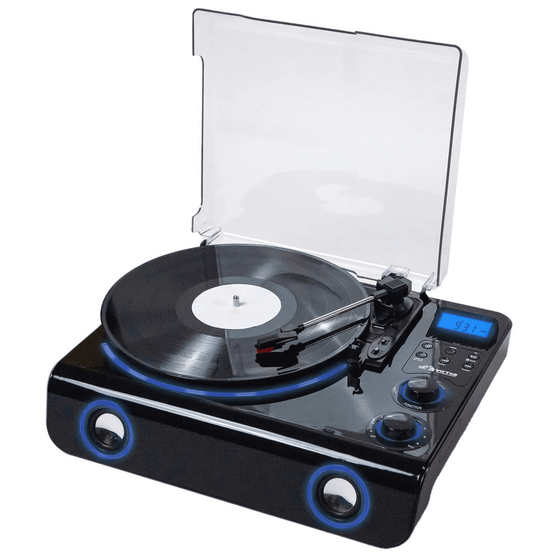 Victor Beacon Hybrid 5 - in - 1 Turntable System with Bluetooth & FM Radio - DelightsDownSouth