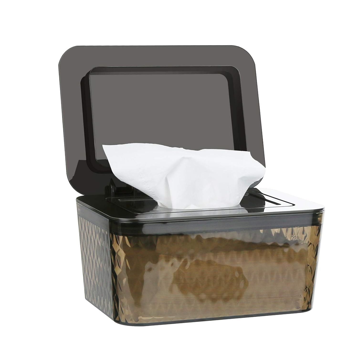Wipes Dispenser, One - Handed Operation Wipe Holder for Baby & Adult, Seal - Designed Wipes Container for Bathroom Keep Diaper Wipes Fresh - DelightsDownSouth