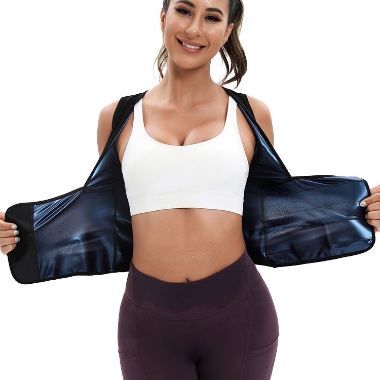 Womens Sauna Sweat Suit Weight Loss Waist Trainer Shirt - DelightsDownSouth